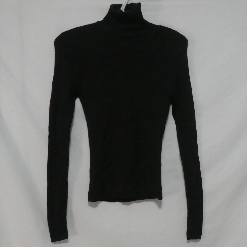 POLO SPORT - Sports Woman | medium | Charcoal Grey Ribbed Turtleneck Sweater